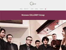 Tablet Screenshot of cellonet.eu